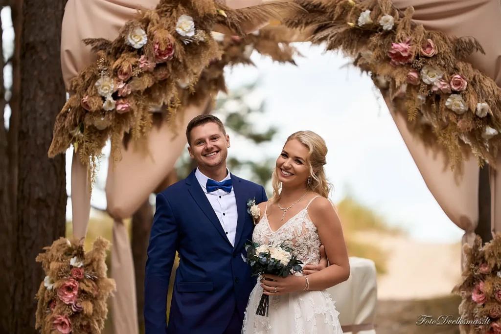 vestuvių fotografas, foto ir video komanda, jaunieji, ką tik susituokę